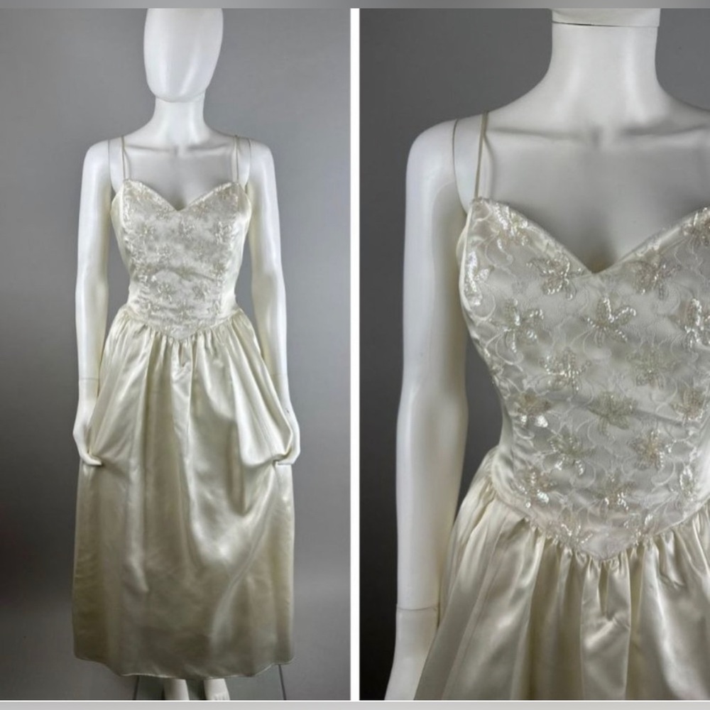 VINTAGE WEDDING DRESS 90s SIZE 12